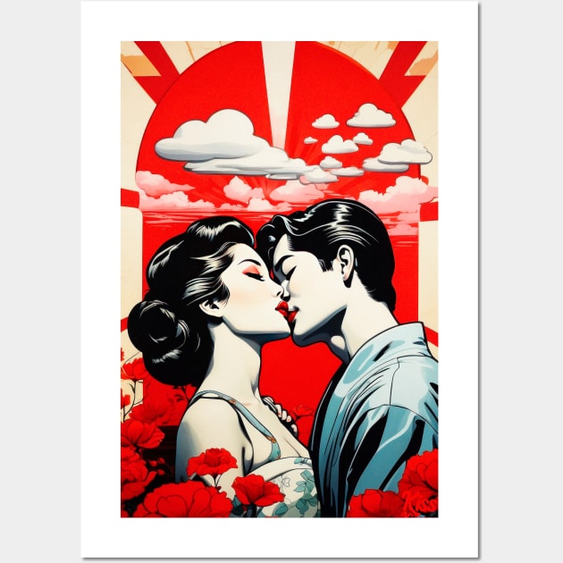 lovers in japan Wall Art by DiscoKiss